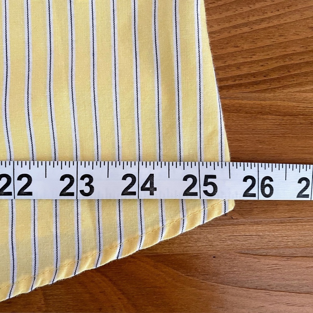 Basic Editions Yellow Button Down Shirt Size XXL - Picture 12 of 14